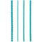 12 Packs: 4 ct. (48 total) Aqua Faceted Glass Rondelle Bead Strands by Bead Landing™